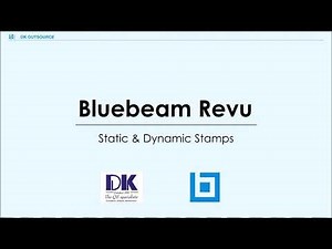 Bluebeam Revu | Static & Dynamic Stamps