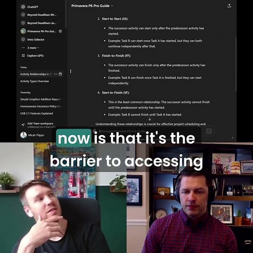 Enhance Your Primavera P6 Skills: Using ChatGPT for Scheduling