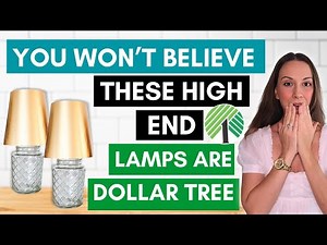 *GENIUS* Dollar Tree DIY Table Lamps 💡DIY Dollar Tree Light fixtures, Dollar Tree DIY Lampshade