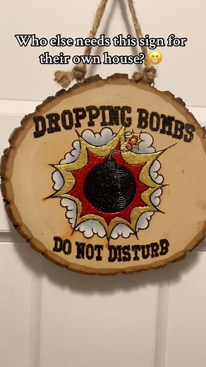 I can do more than just portraits!  #woodburningart #funnysigns #pyrography #bathroomdecor #handmadecraft | NaDino’s Designs | Facebook