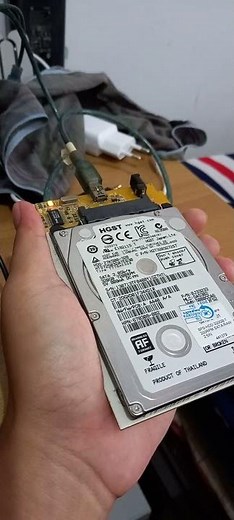 Testing hdd hgst after unbox