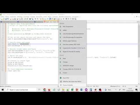 Matlab statistical analysis, Data Import_Ms Excel to Matlab