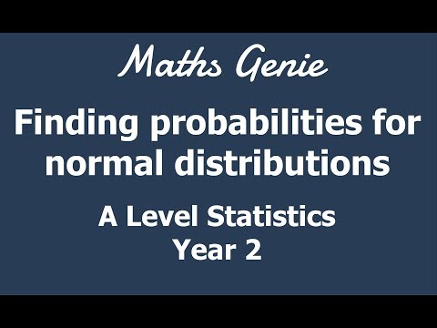 Finding probabilities for normal distributions