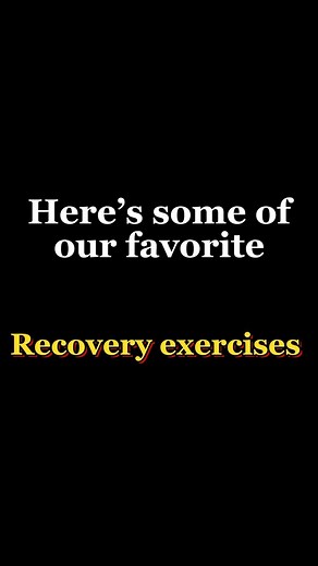 Here’s some of our favorite recovery exercises! Comment some of your favorites 👇 • • #baseball #recovery #lifting #development #training | FullReps Baseball