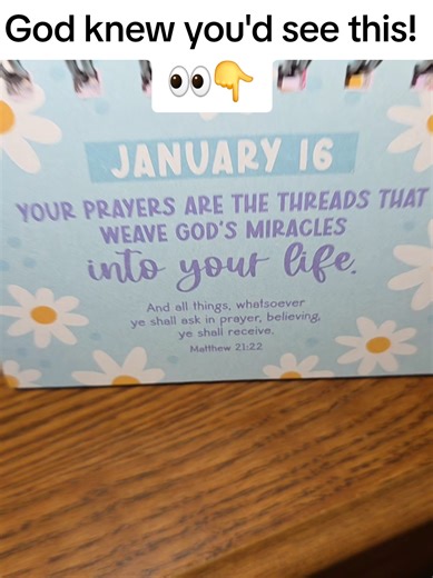 Daily reminder that God got you-even on the hard days! #calender #bibleverse #calendar #christians #tiktokshopjumpstartsale