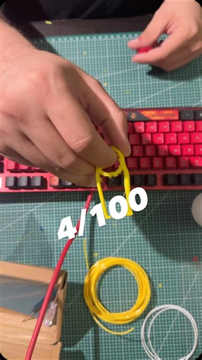 Faisal alqedra on Instagram: "Print number 4 out of 100 I made my own key cap remover and although it looks rough on the edges, it still works #3dprinting"