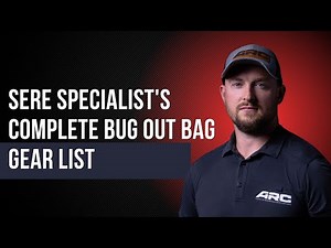Professional Bug Out Bag Setup | SERE Specialist's Complete Gear List