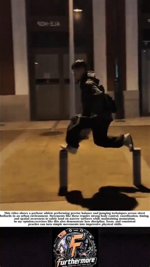 Precision Parkour Moves on Street Bollards! #shorts