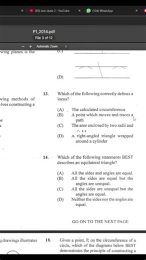 CXC | CSEC PAPER 1 CLIPS - What is a Locus?