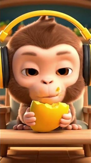 “Funny Monkey Eating Juicy Mango 🍋 | Monkey Food Review Shorts”