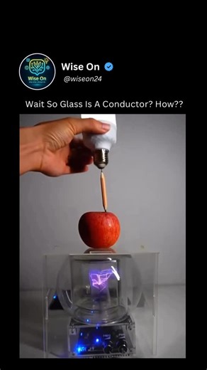 Wise On on Instagram: "It looks like the glass is conducting electricity… but it isn’t. A plasma globe runs on high-frequency AC, and the glass stays an insulator—no electrons are “crossing” through it like a wire. When you touch the surface, your body acts like a large grounded conductor and creates capacitive coupling. That reshapes the electric field inside the globe, so the plasma filaments concentrate toward your finger where the field is strongest. #plasmaglobe #physics #electricity #scien