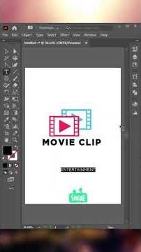 Modern Logo Design Tutorial in Illustrator #ytshorts #shorts #logodesign