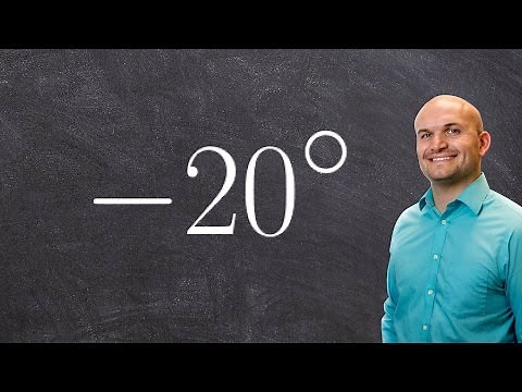 Converting a negative angle in degrees to radians