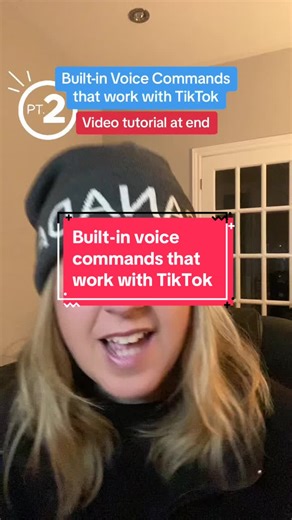 Voice Commands Part 2! Top 5 already made for you voice comnands that work WITH TikTok! Video tutorial at end. #TikTokcontenttips #TikTokTips #filmingtips #voicecommands #handsfreecontentcreation #digitalmarketingforbeginners2024 #contentcreationtips #monitozingtiktok #canadianentrepreneur