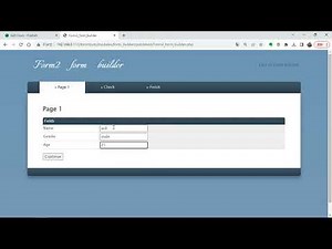 Form tools | How to creat form by form builder and show data by visualization module
