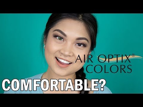 AIR OPTIX COLORS TRY ON & REVIEW FOR BROWN EYES AFTER LASIK