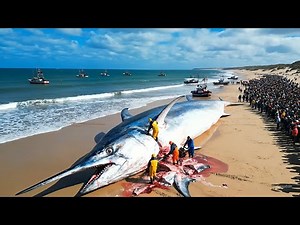 How Fishermen Catch 100 Giant Swordfish on a Longline – Deep-Sea Fishing Documentary