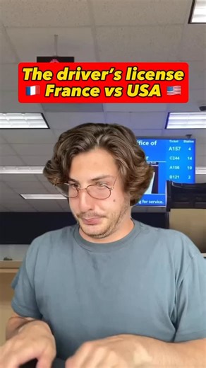 The Driver’s License: France vs USA 😂 #French #France #USA #American | AT Frenchies
