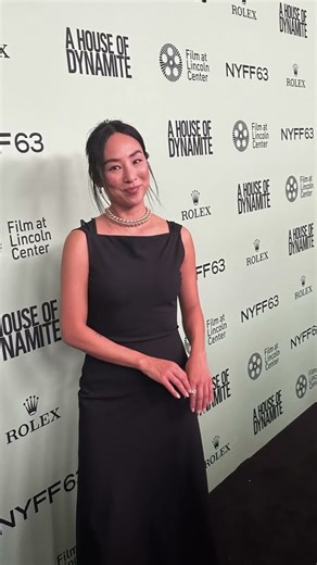 Greta Lee at''A House Of Dynamite'' Premier #actress