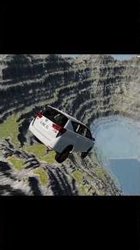 Toyota Innova 1000+ Feet Drop Into Massive Crater | Crash Test [BeamNg.drive]