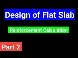 Design of Flat Slab, Reinforcement Calculation