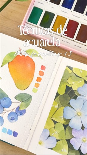 Watercolor painting techniques 🎨 Full video on the channel! #art #watercolor #drawing #artwork