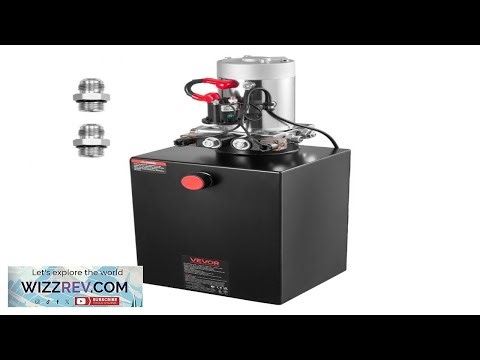 VEVOR 20 Quart Hydraulic Power Unit Double Acting Dump Trailer Pump 3200