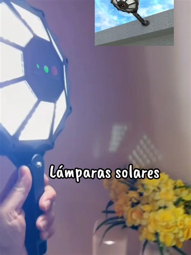 Lámpara Solar Exterior Brillante