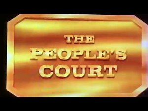 End of The People's Court Episode