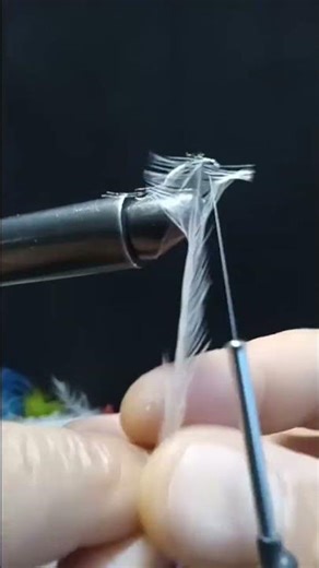 Crippled Midge#flytying #handmade#shortvideo#artwork