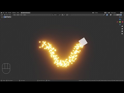 Blender Tutorial - Particles following objects