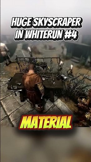 Moving Materials to Build Whiterun’s Tallest Tower