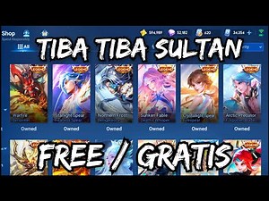 AKHIRNYA BISA BELI SKIN LEGEND DENGAN GRATIS HAMPIR SEMUA BISA DI PILIH HOK PLUS EVENT