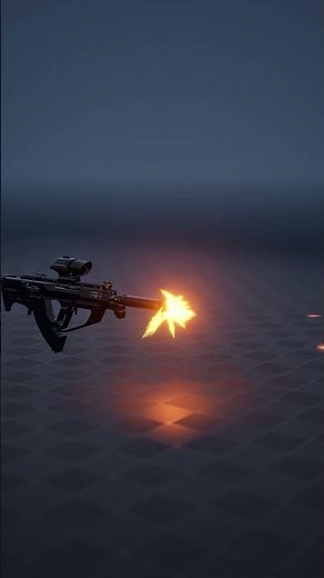 Muzzle Flash Using Unreal Engine Niagara