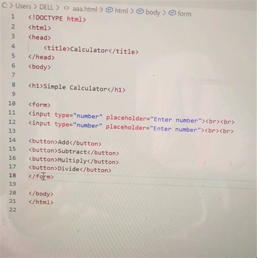 Beginner HTML Project | Easy & Simple