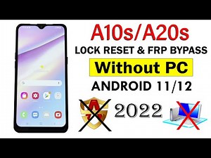 (Without PC) Samsung A10s, A20s HARD RESET & FRP LOCK REMOVE ANDROID 11🔥🔥🔥