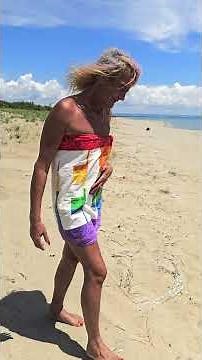 Gigi at the nudist beach #nudist #beach #transgender