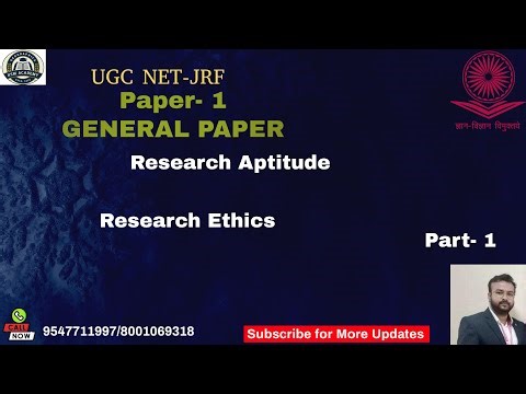 Ethics in Research-Research Ethics-Principles of Ethics in Research I PART -1
