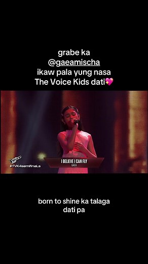 Gaea Mischa The Voice Kids audition — Nancy Born to Shine revelation