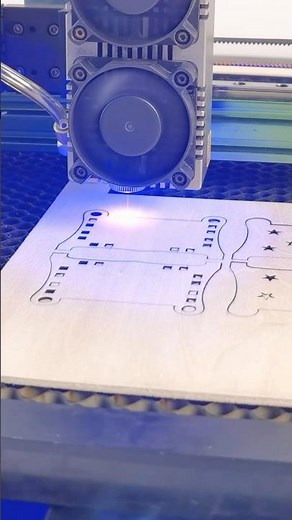 Laser Cutting a mini jewellery box - NEJE Laser Cutting Machine