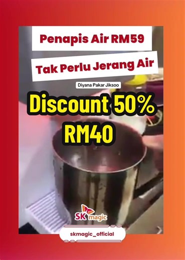 Penat survey penapis air? Nak yang murah ? Malas beli air berbotol-botol? Penat tunggu lama air sejuk dalam peti? Jom dapatkan penapis air paling LARIS dari #skmagic Wiz C Plus. Kini ada special offer discount 50% 🔥🔥 Klik link di bio sekarang.