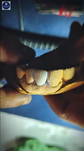 How I Finish a Porcelain Crown | Dental Technician Workflow