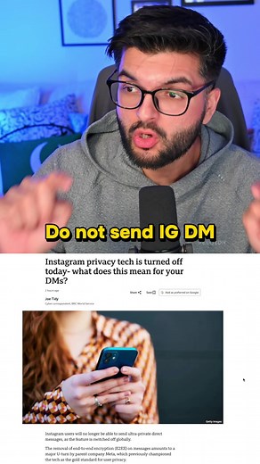 #instagram #meta #privacy #data #encryption | instagram