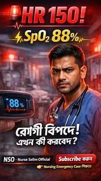 🚨“Patient এর SpO₂ 88%! এটা কি normal? নাকি danger?