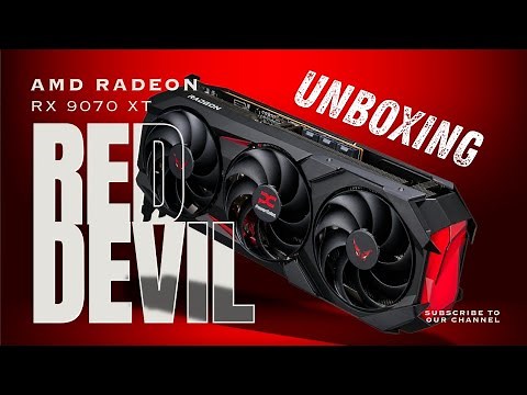 Unboxing - PowerColor AMD Radeon RX 9070 XT Red Devil Limited Edition Overclocked