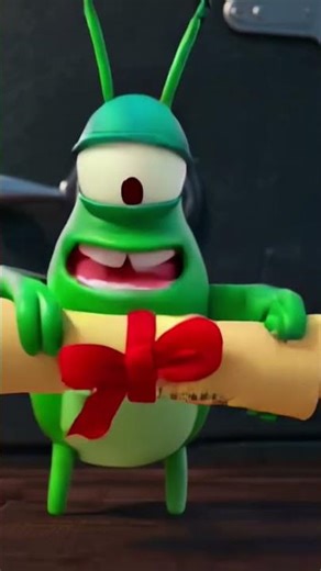 SpongeBob prevented evil plankton from stealing the formula #krusty #krab #shorts #viral