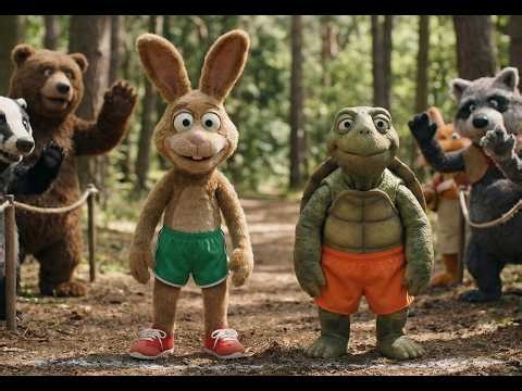 The Fast Rabbit vs. the Slow Turtle 🐇🐢 | Who Wins the Race?