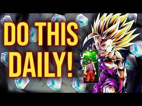 How to Get Chrono Crystals & Good Summons in DB Legends EVERY DAY! Daily Bonus & Mission Tips