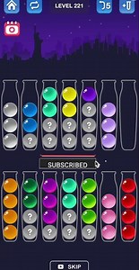 Ball sort puzzle level 221 #ytshorts #viral