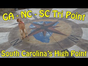 GA - NC - SC Tri Point - South Carolina's High Point -Ellicott Rock